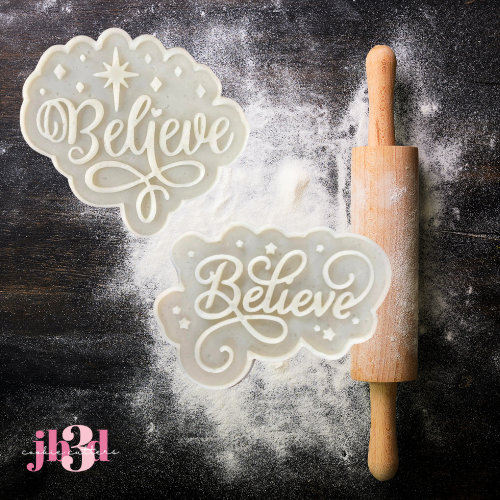 Believe - Cutters & Debosser Stamps