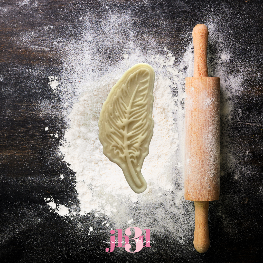 Feather - Cutter & Debosser Stamp
