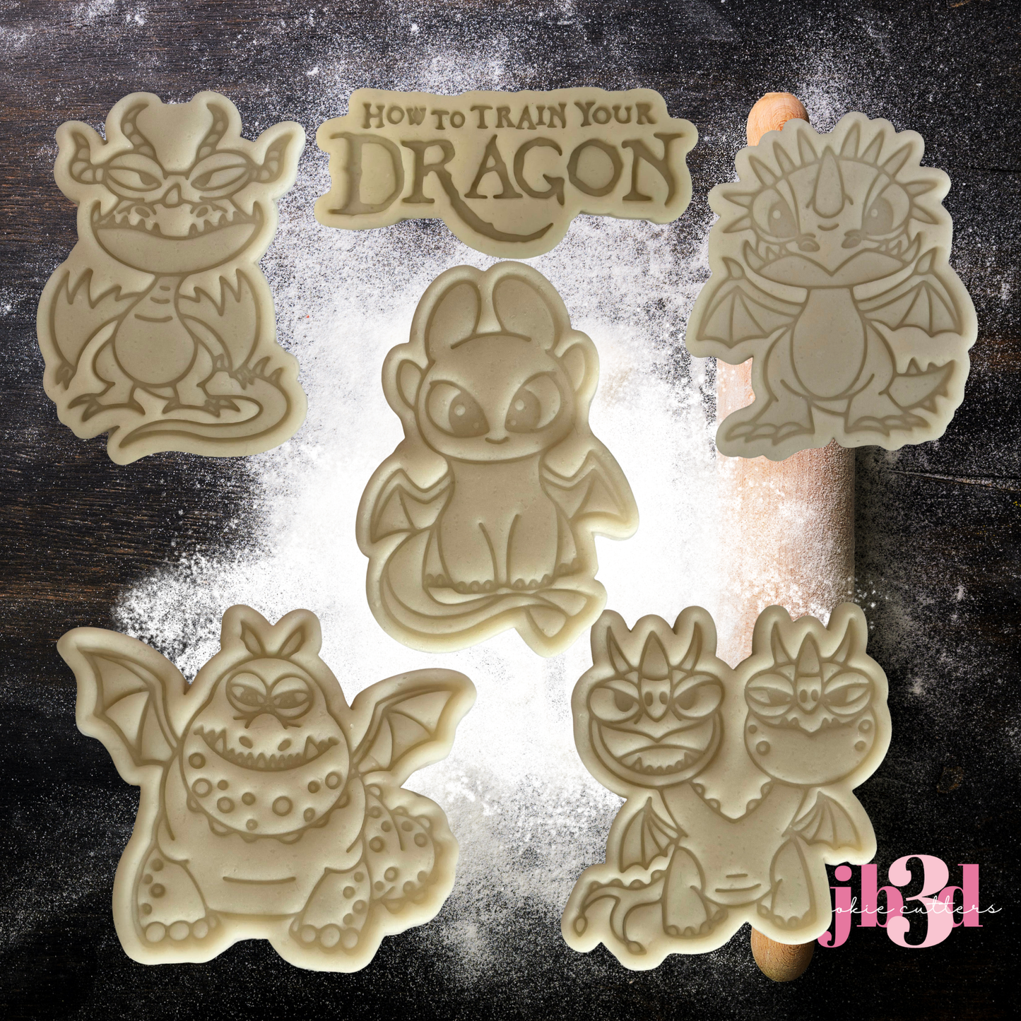 How to Train your Dragon - Cutters & Embosser Stamps