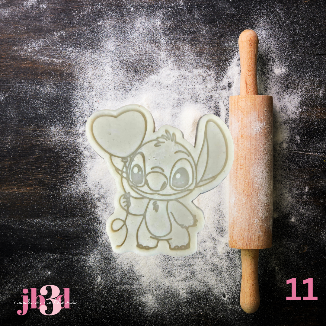 STITCH BIRTHDAY Cutters & Embosser Stamps