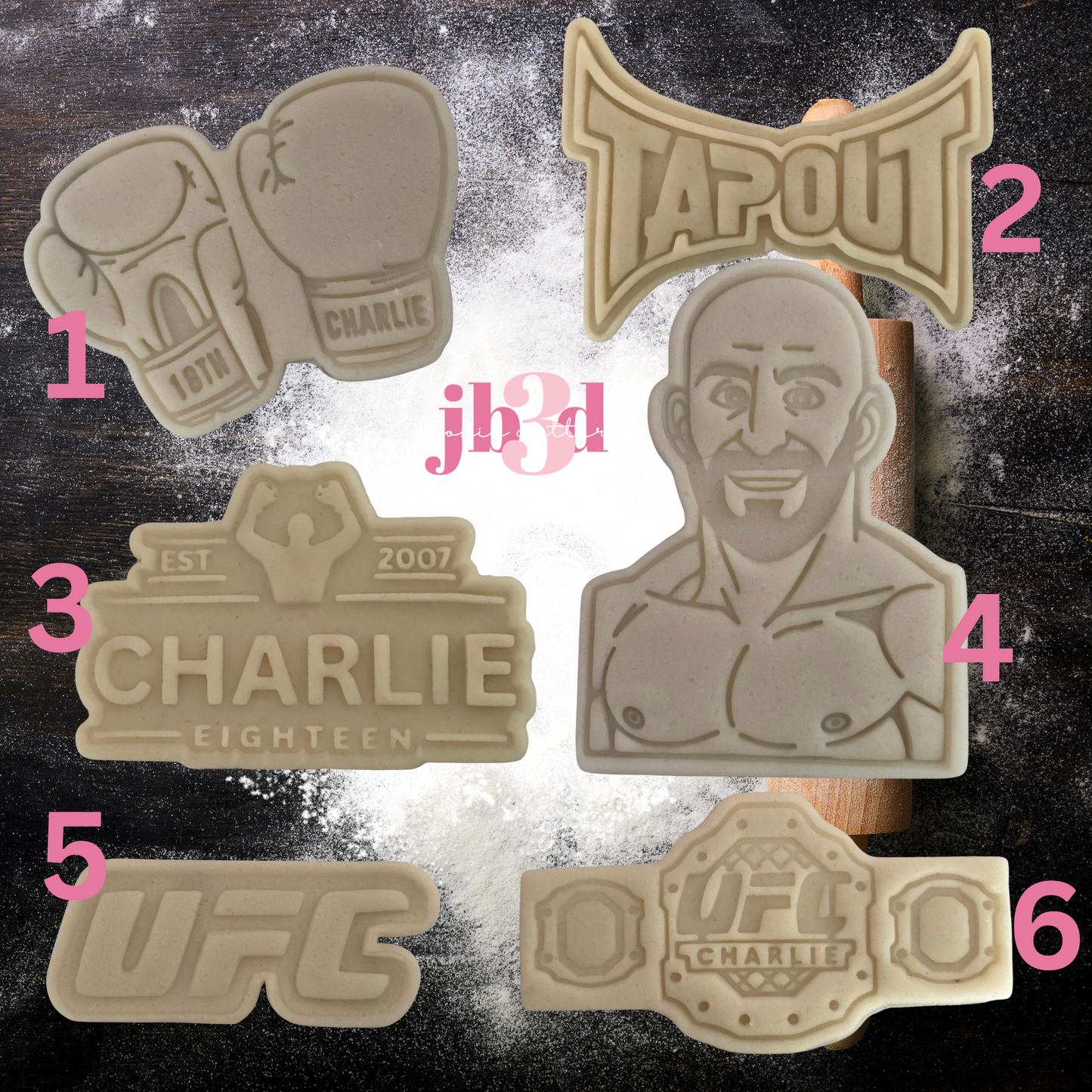 Custom UFC Charlie 18th Birthday Set