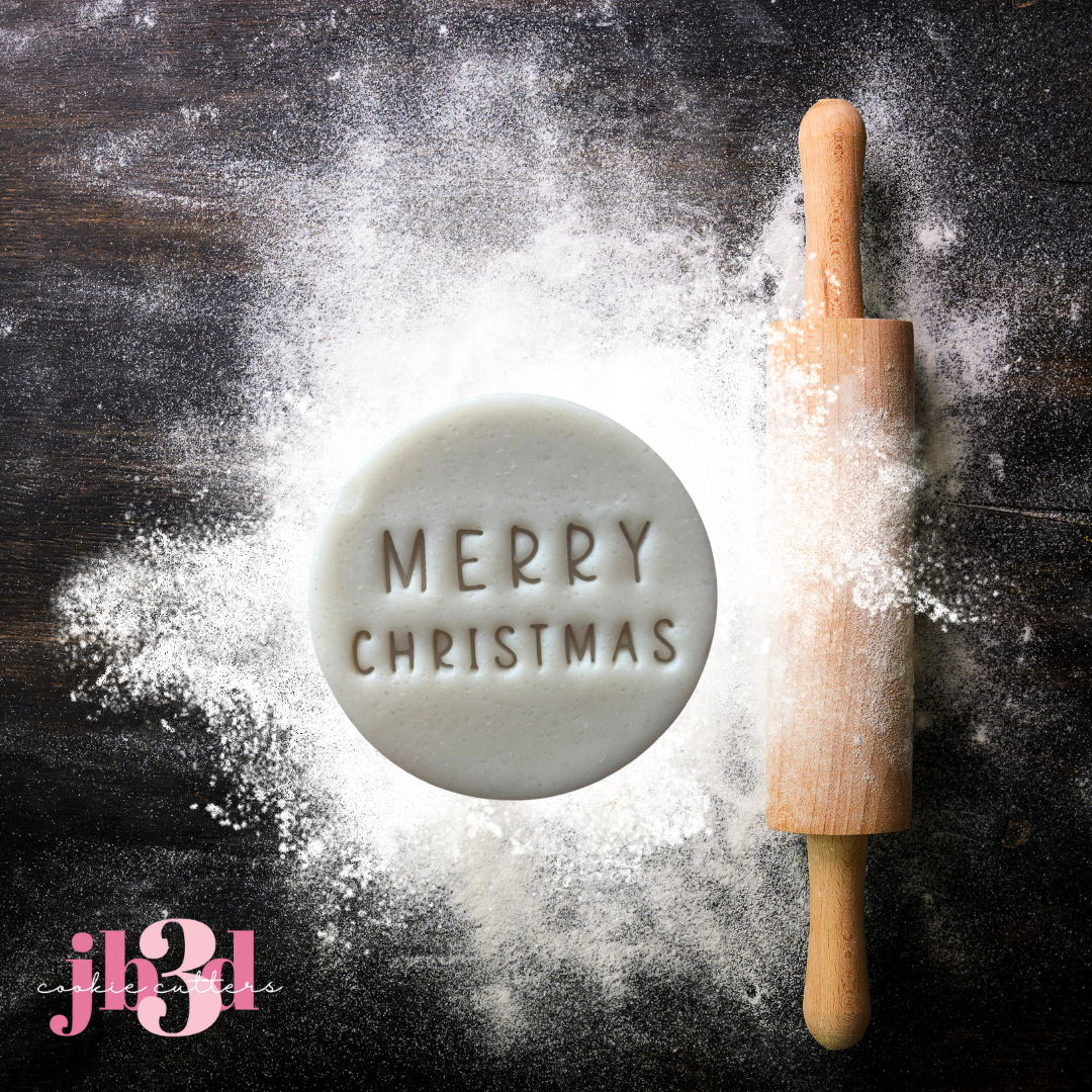 Merry Christmas 70mm Stamp