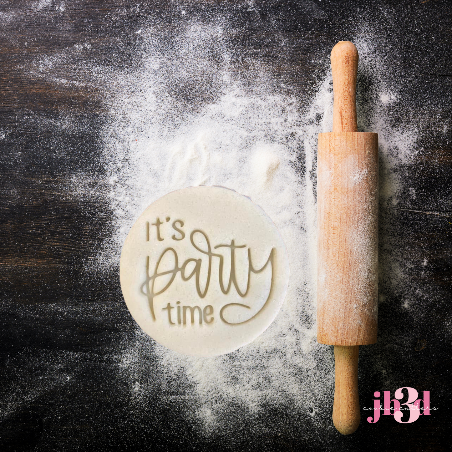 It's party time - 70mm Embosser Stamp