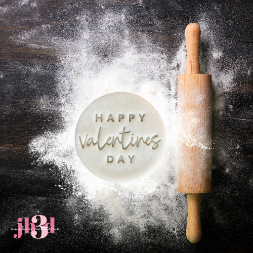 Happy Valentines Day- 70mm stamp