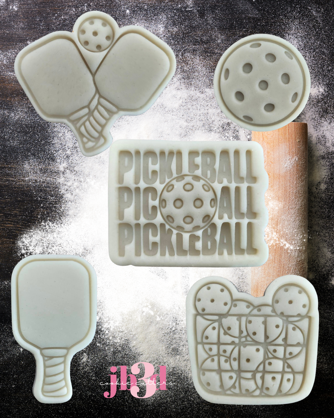PIckleball - Cutters & Embosser Stamps