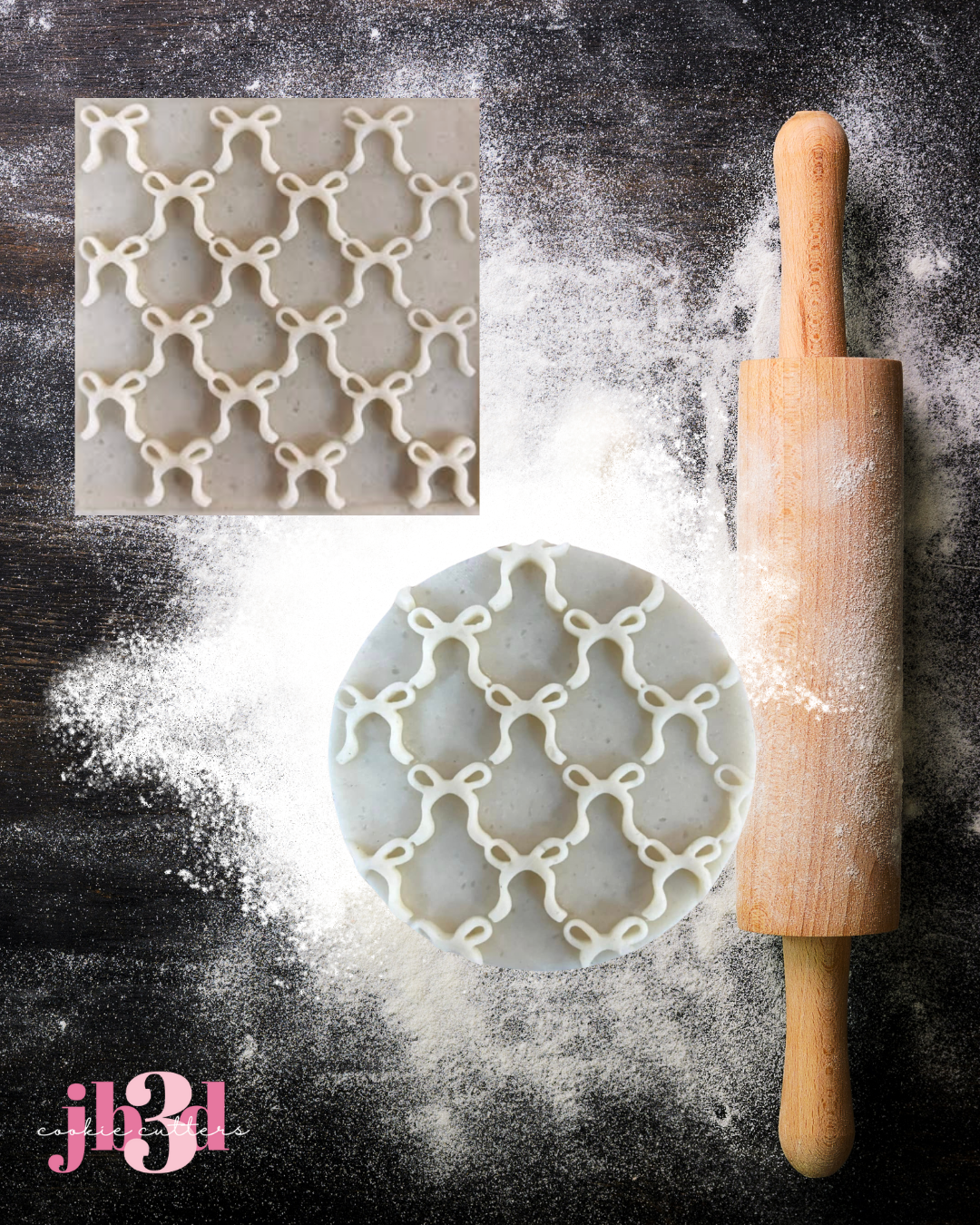 Bows 2 Debosser Stamp