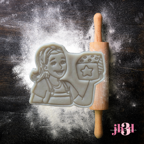 Ms Rachel - Cutter & Embosser Stamp