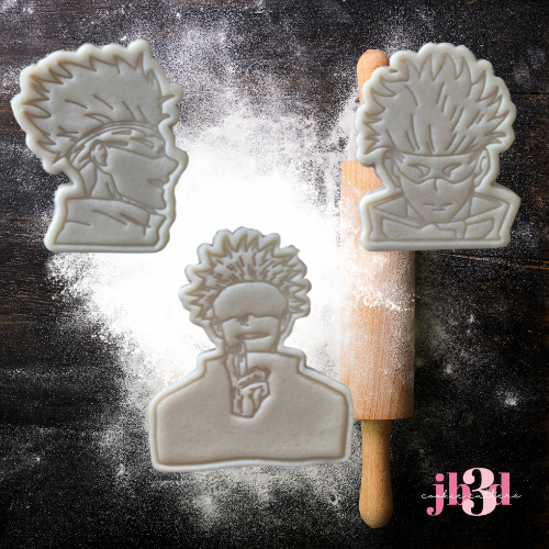Anime - Gojo Jujistsu Kaisen - Cutters & Embosser Stamps x3