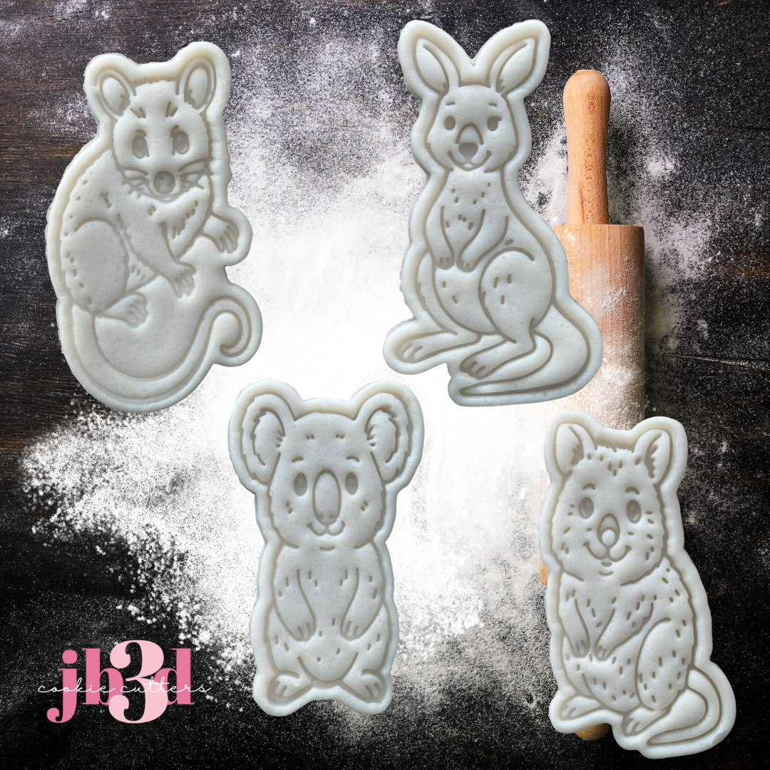 Australian Animals - Cutters & Embosser Stamps
