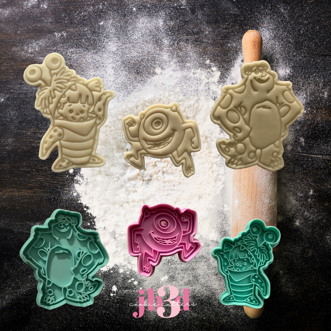 Monsters Inc Cutters & Embosser Stamps