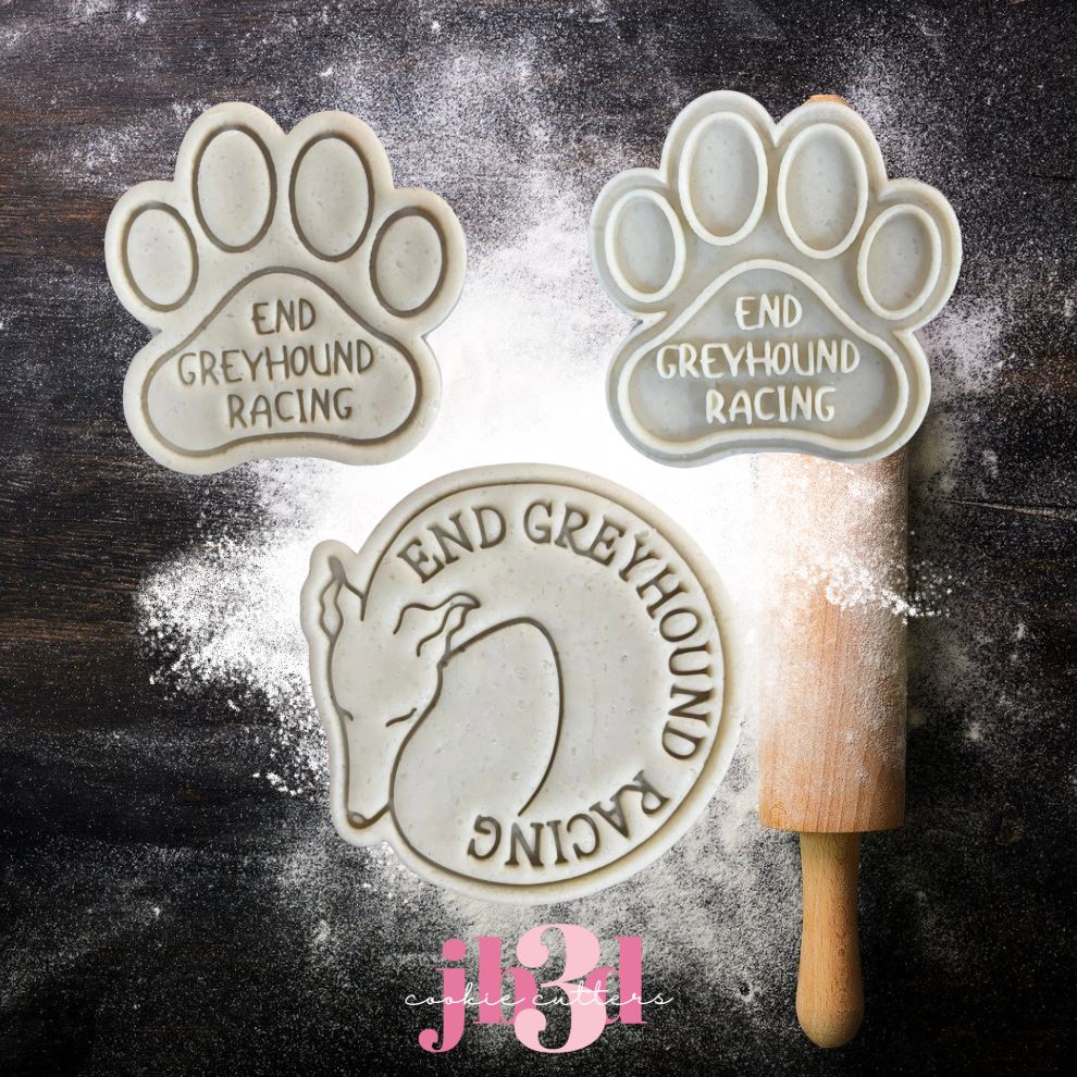 End Greyhound Racing - Cutters & Stamps