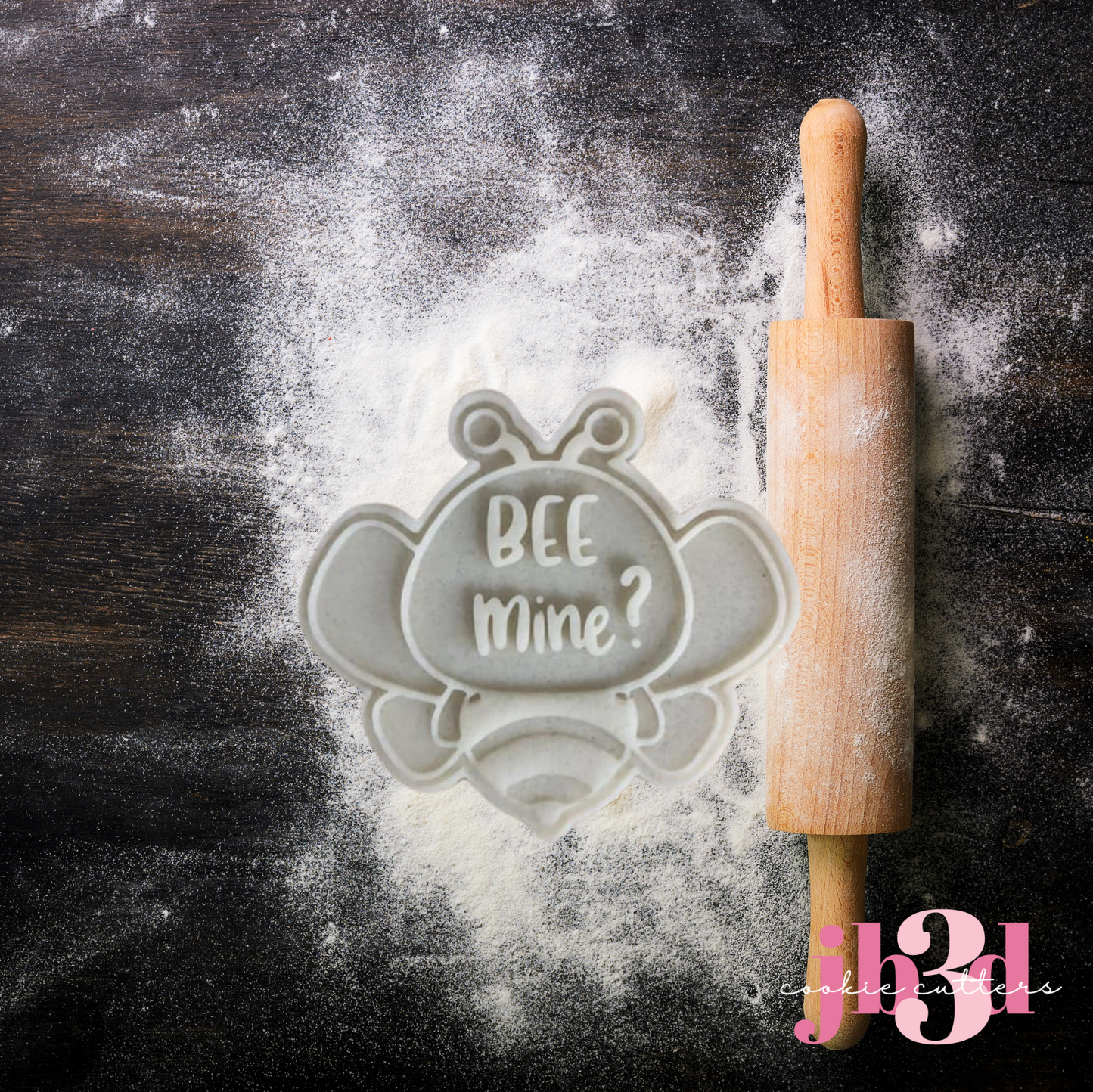 Bee Mine? Cutter & Debosser Stamp