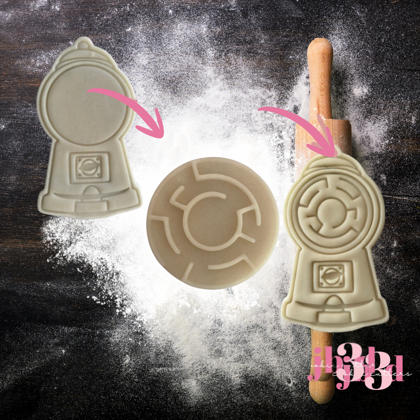 MIXED QUOTES 70mm round Stamps