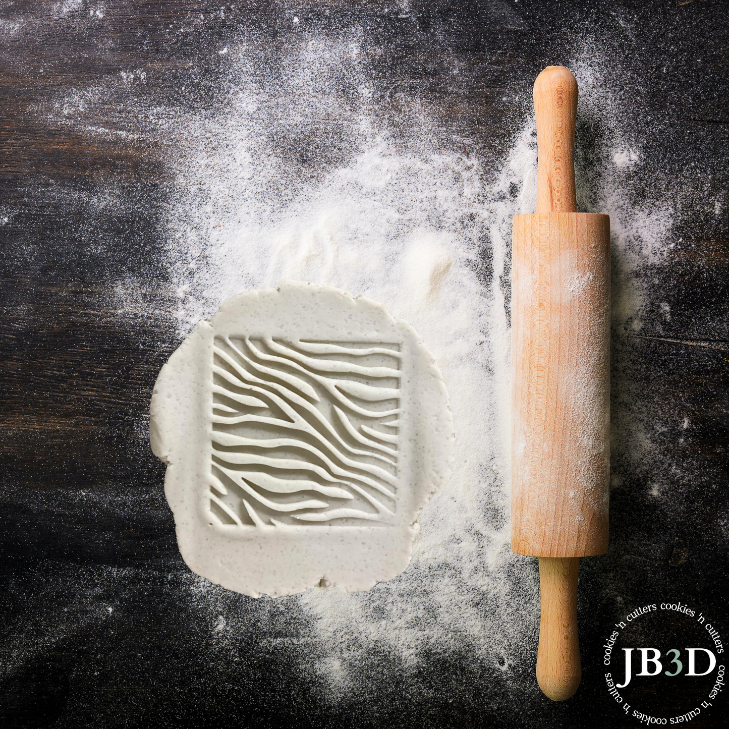 Zebra print pattern - Embosser & Debosser stamps
