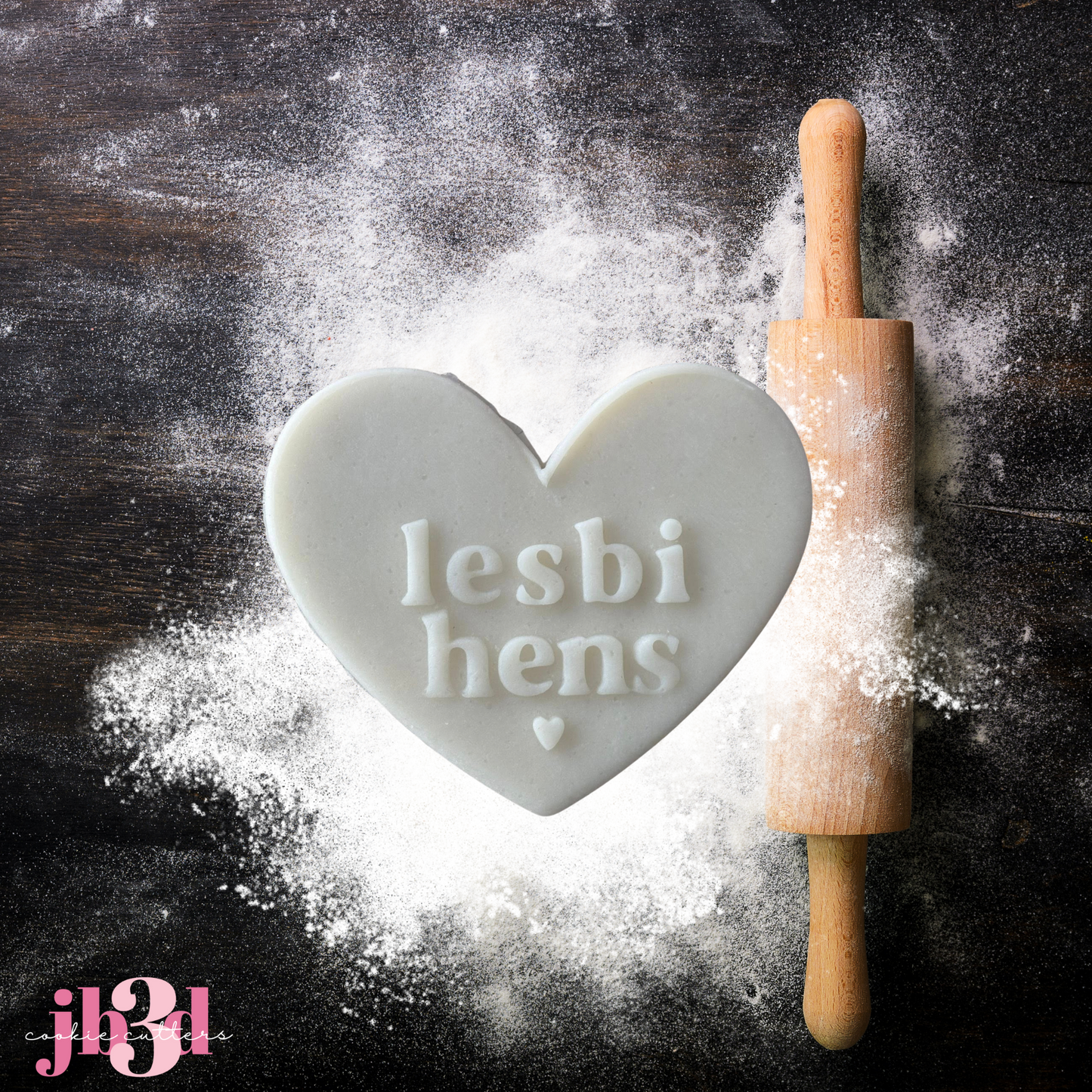 LESBI HENS - Lesbian Hens night/Wedding Cutters & Stamps