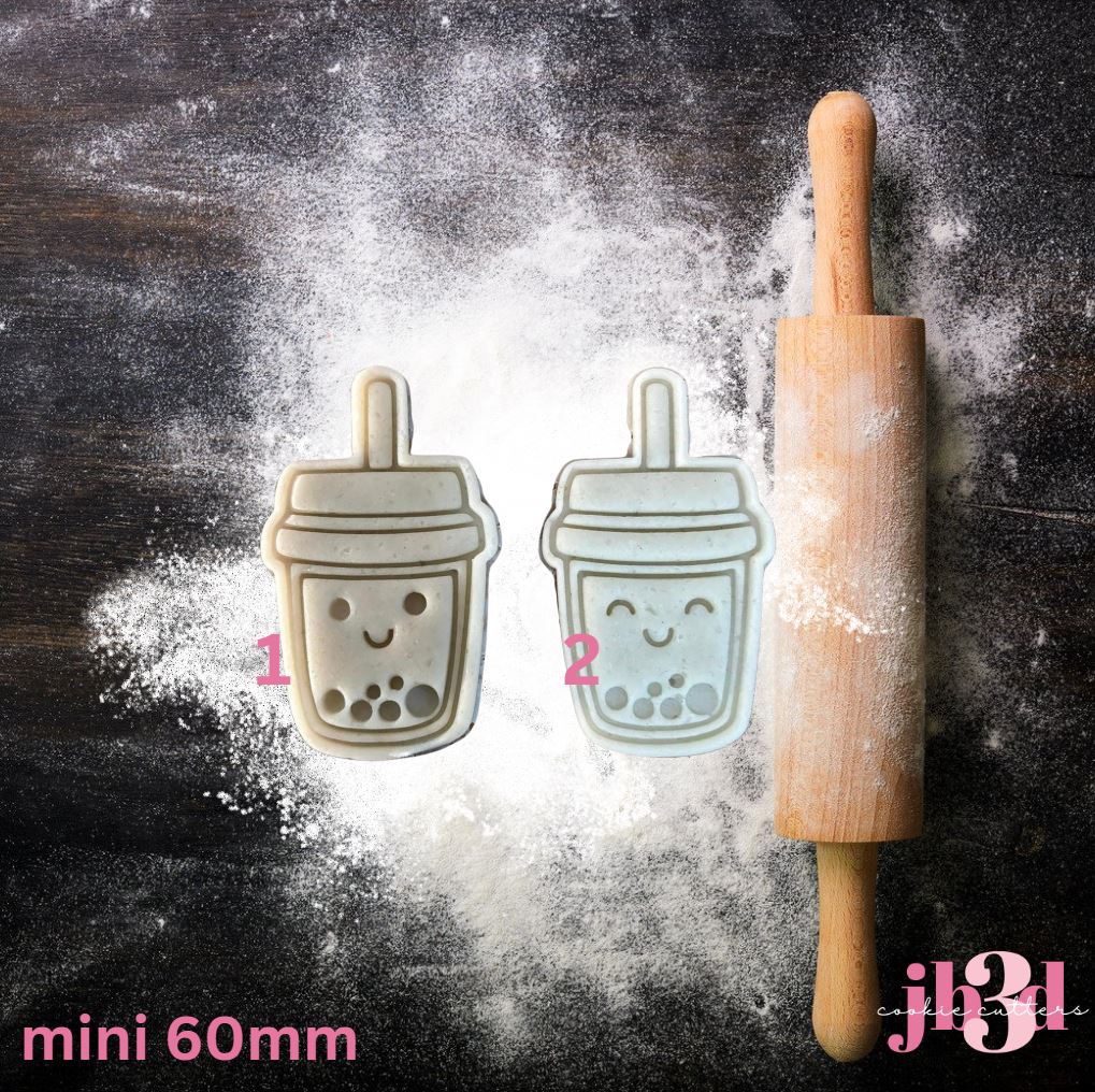 Mini Bubble Tea Cups - Cutters & Embosser Stamps