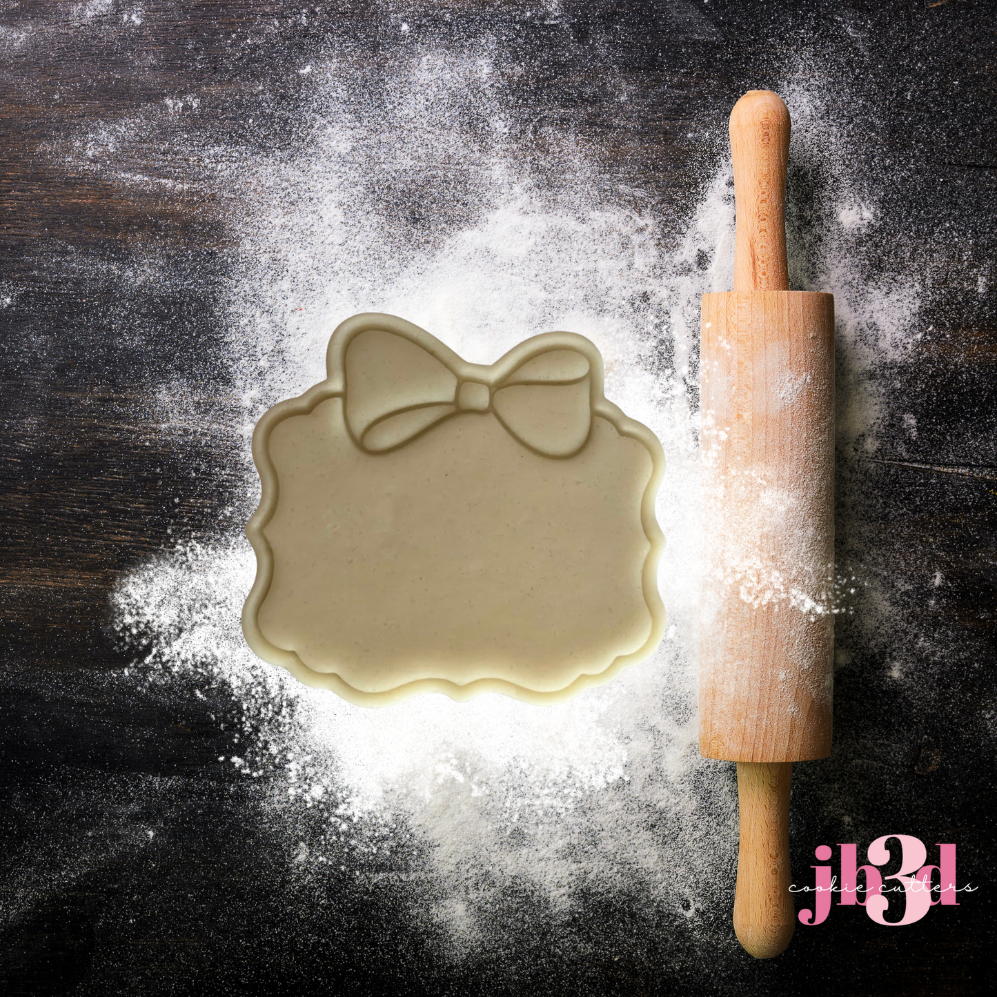 Bow frame - Cutter & Embosser Stamp