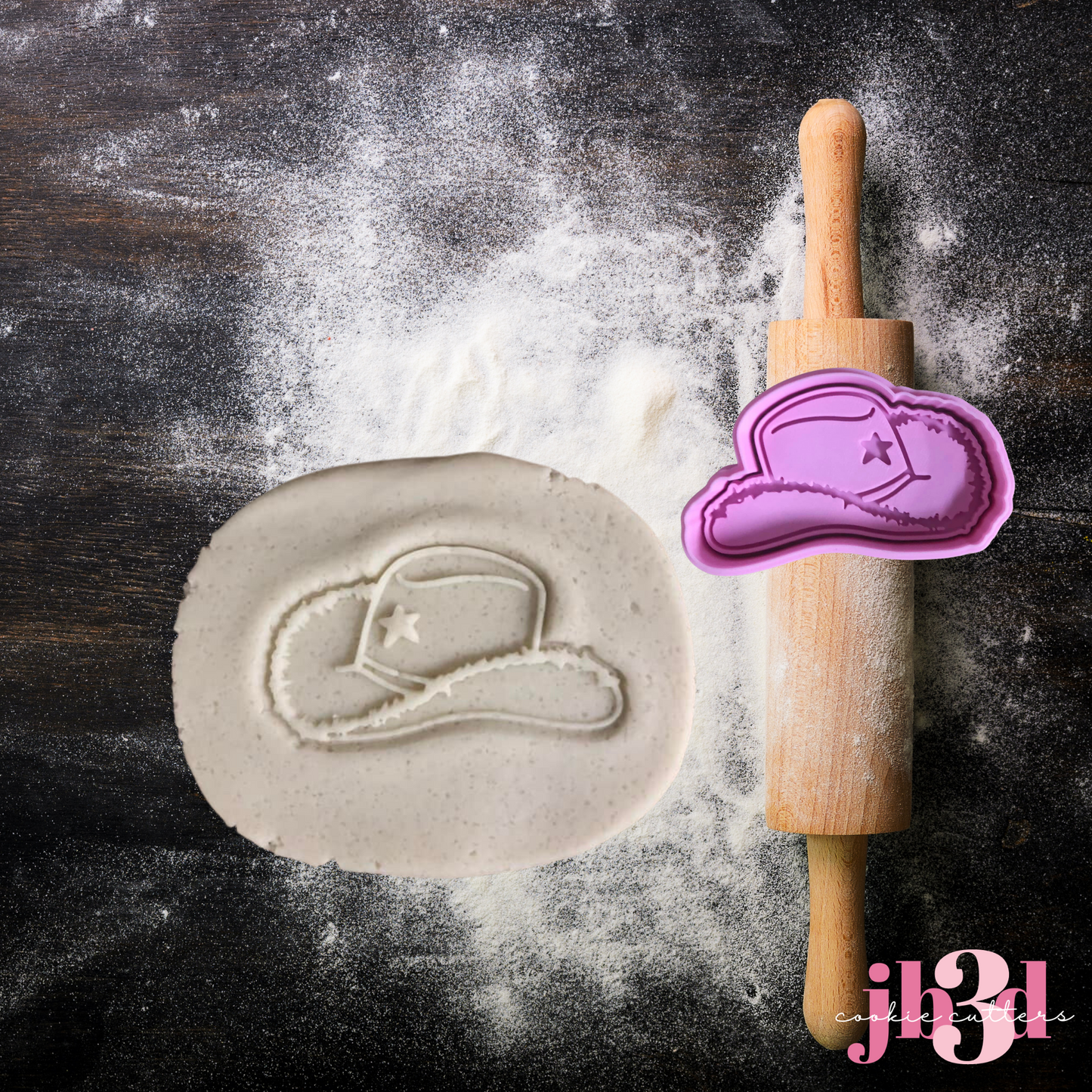 Fluffy Cowgirl Hat - Cutters Debosser & Embosser