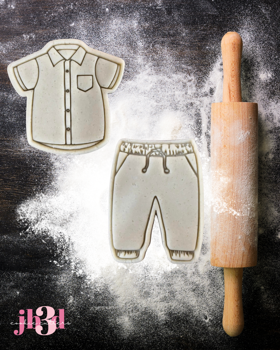 Clothing SHIRT & PANTS - Cutter & Embosser Stamp