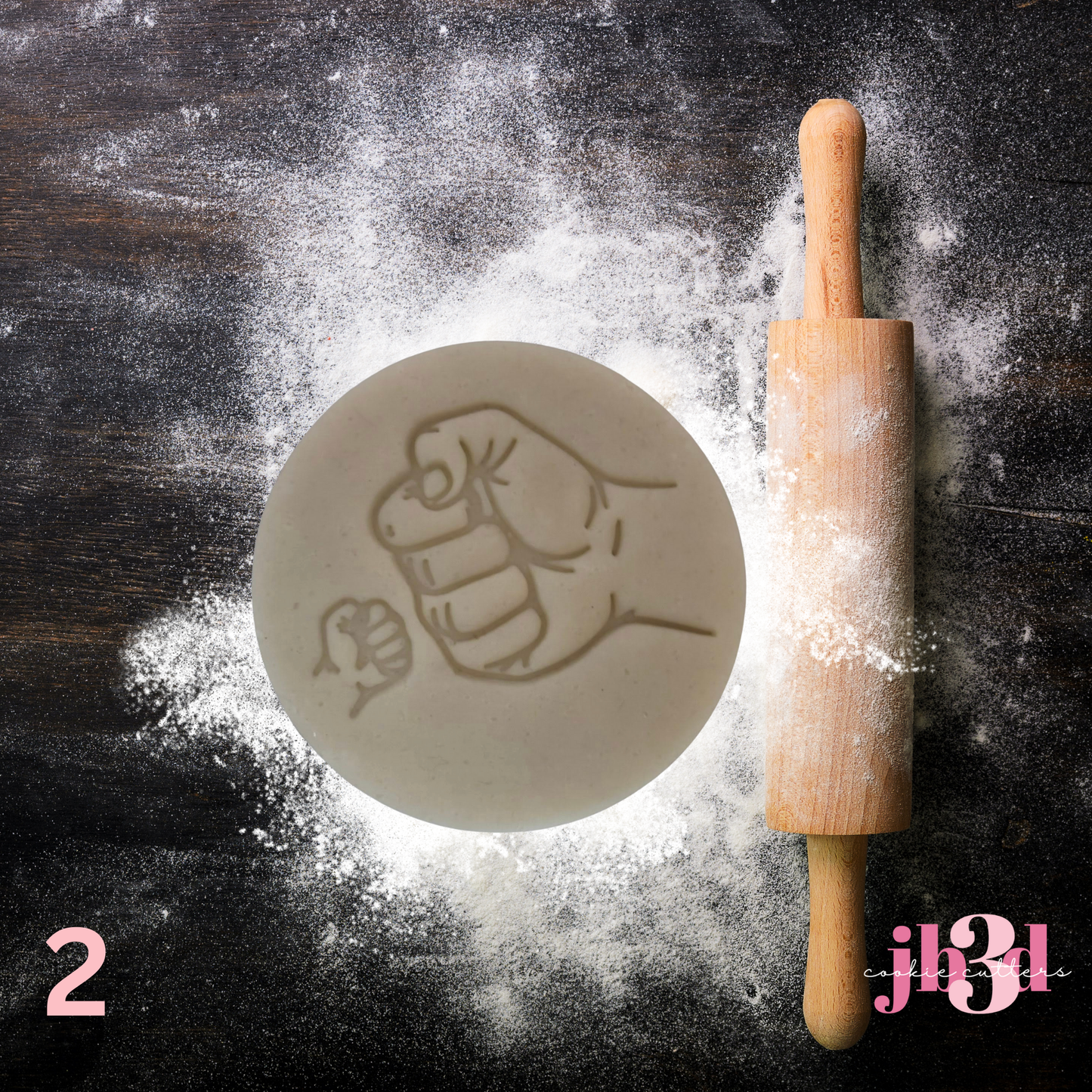 Fist Bumps - Fathers day 70mm Stamps