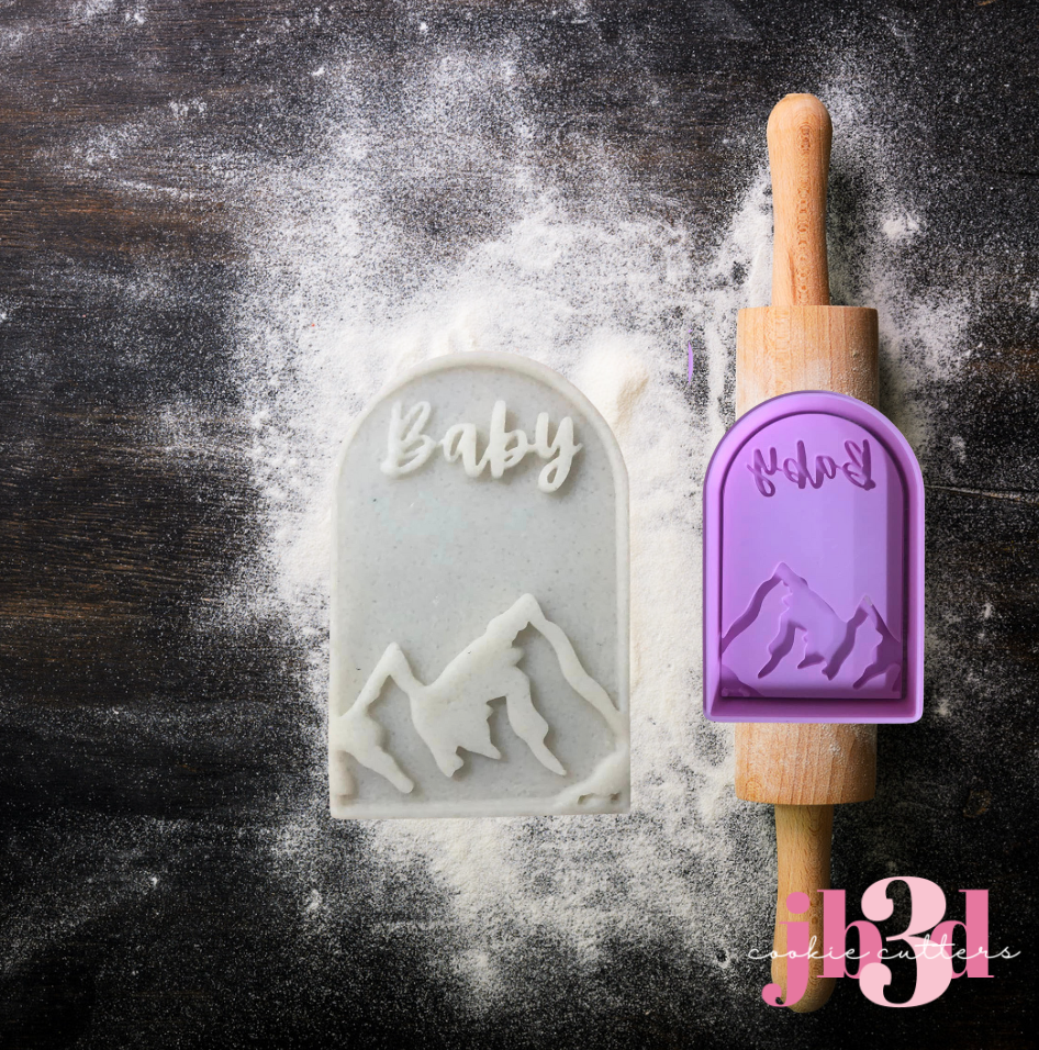 Baby Mountains set - Cutters and Stamps
