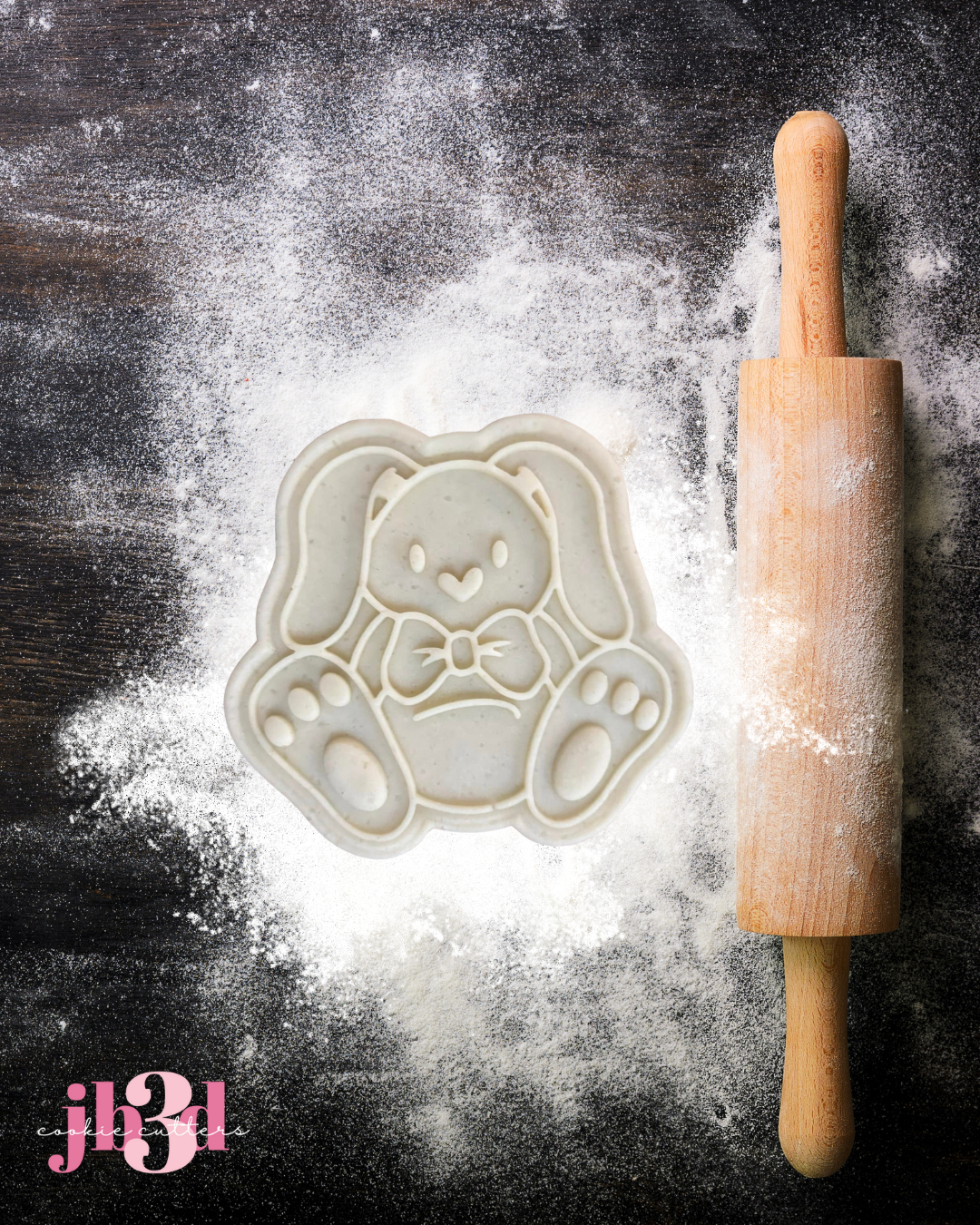 Bunny Rabbit Easter Cutter & Debosser Stamp