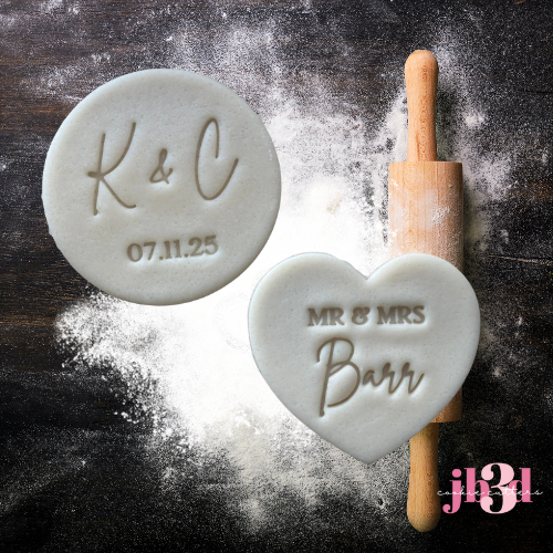 Custom Wedding Cutter & Embosser Stamps