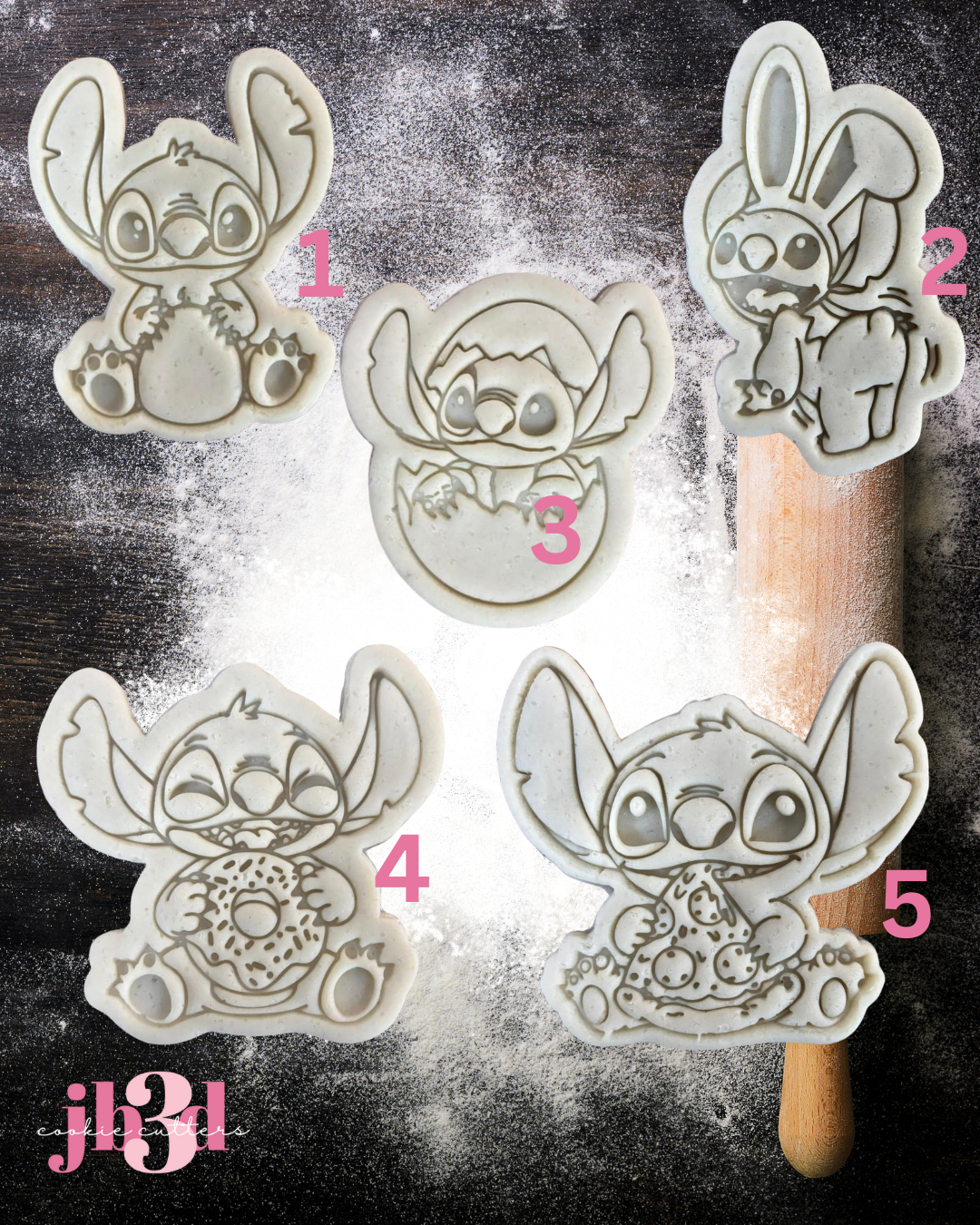 Stitch Easter / Food - Cutter & Embosser Stamp