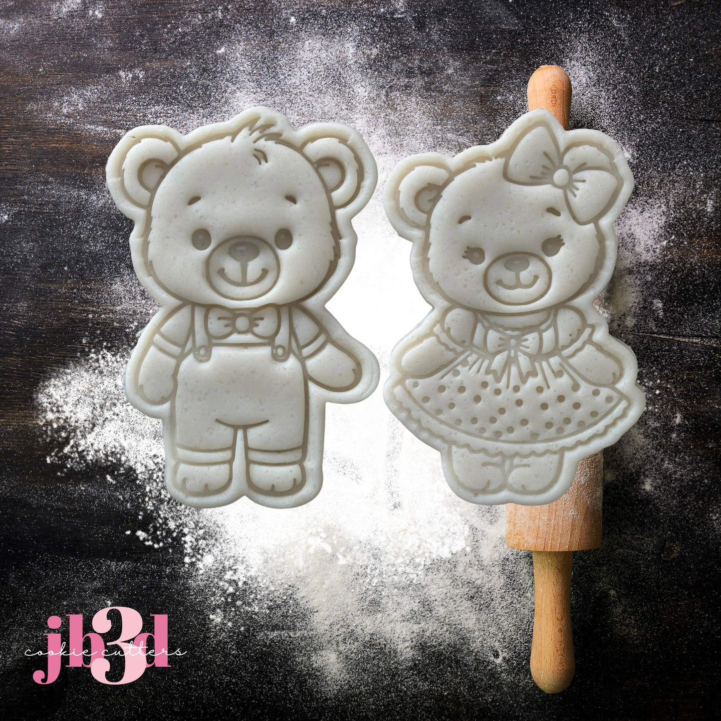 Bears - Cutters & Embosser Stamps