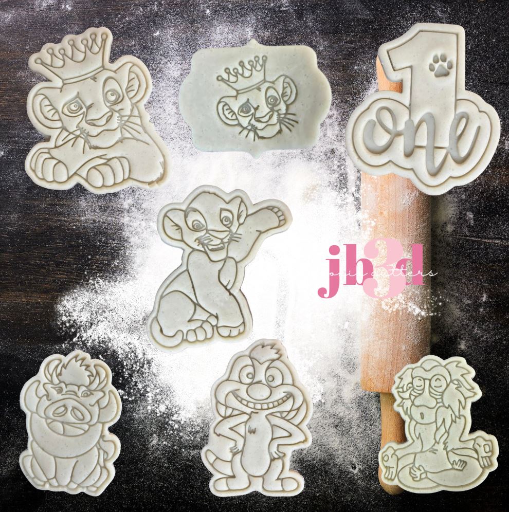 Lion King - Embosser & Debosser Cutter & Stamp Sets