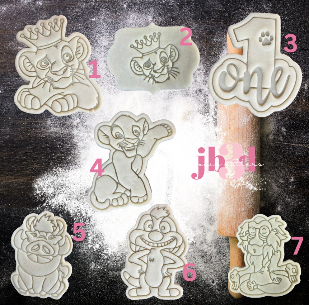 Lion King - Embosser & Debosser Cutter & Stamp Sets