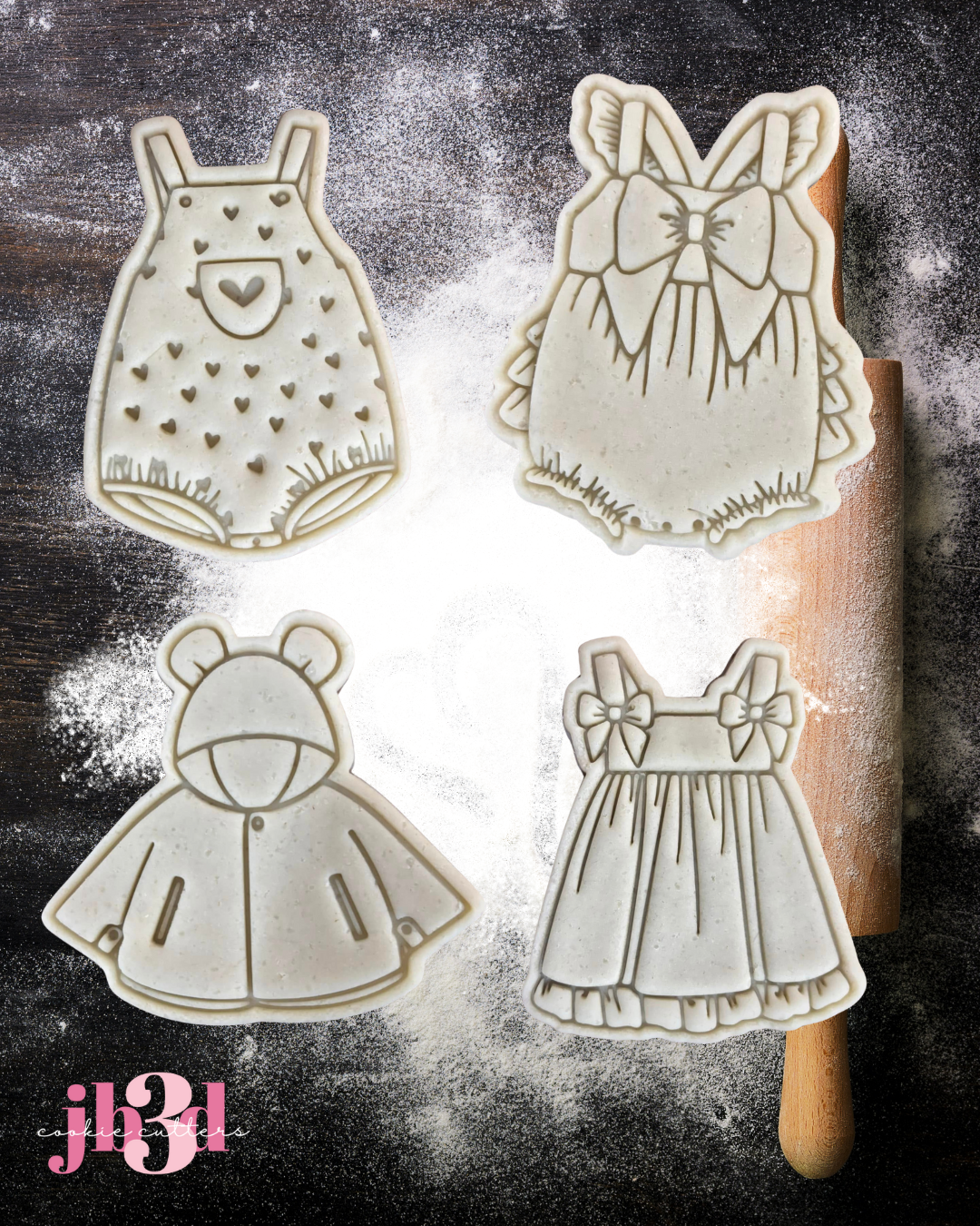 Baby clothing - Cutter & Embosser Stamp