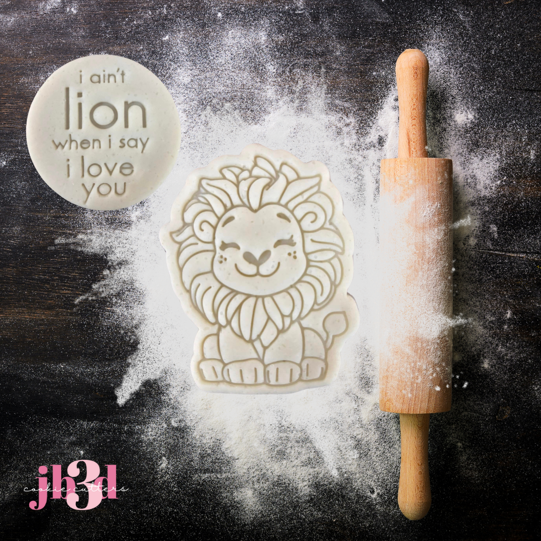 I aint LION when I say I love you - Cutter & Embosser Stamps