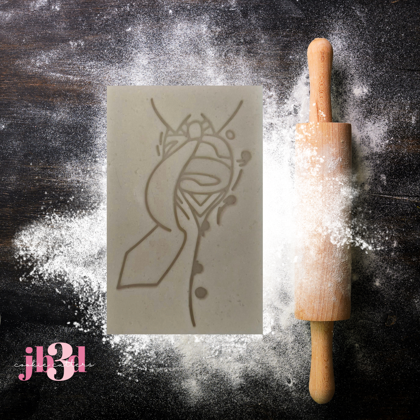 Super Hero DAD - Cutters & Embosser stamps