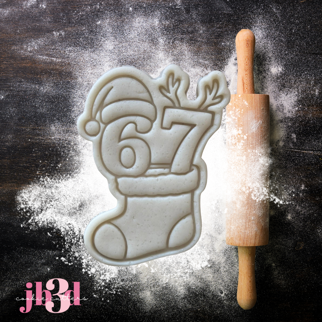 Christmas Six Seven 67 Cutters & Embosser Stamps