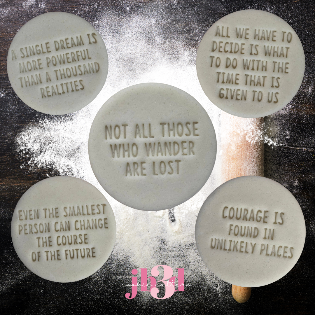 Quotes - 70mm round Stamps