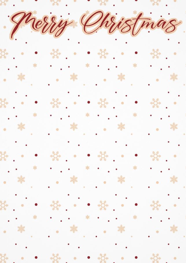 Merry Christmas - Cookie Backer