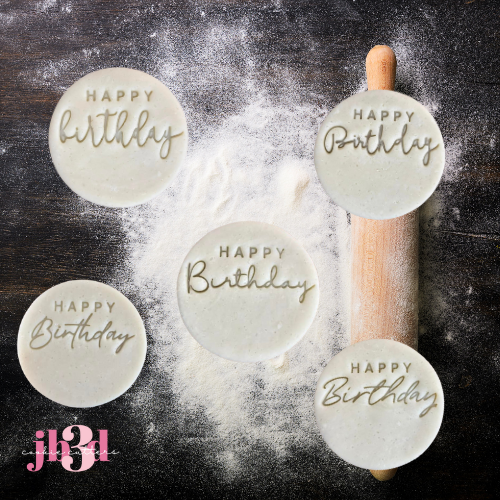 Happy Birthday (Room for name/s to be stamped)