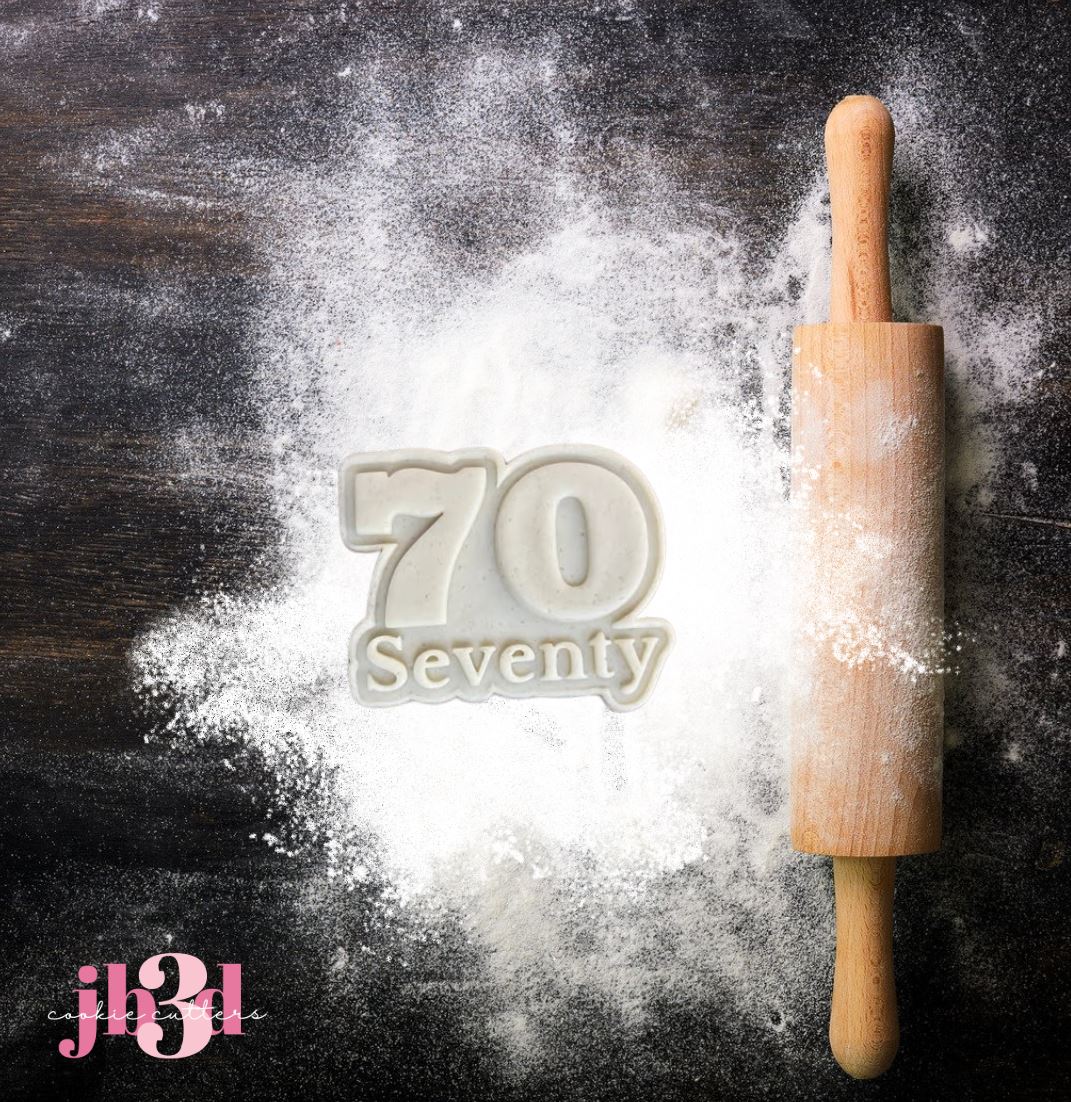 Seventy 70 - Cutter & Debosser Stamp