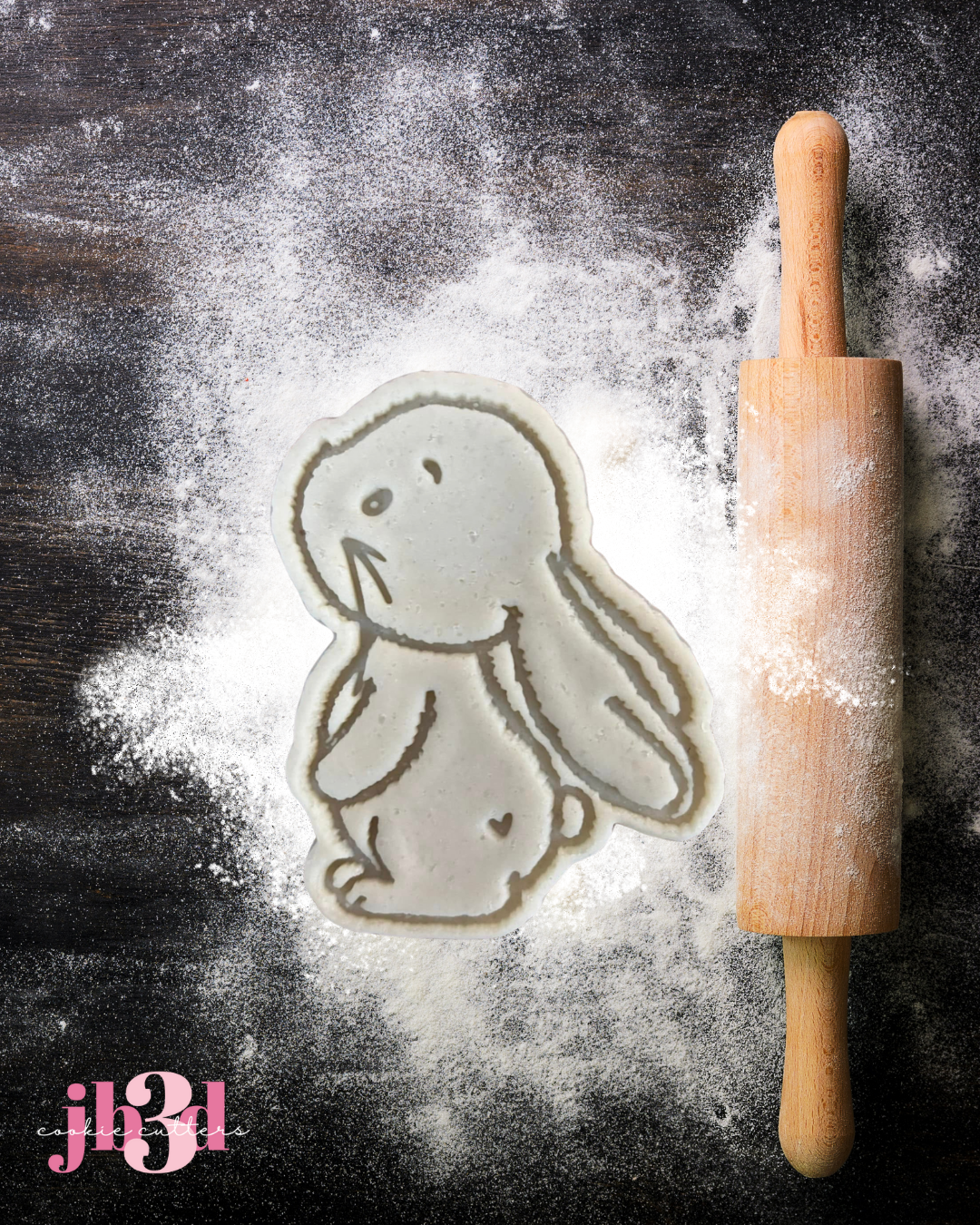 Shaggy Rabbit - Cutter & Embosser Stamp