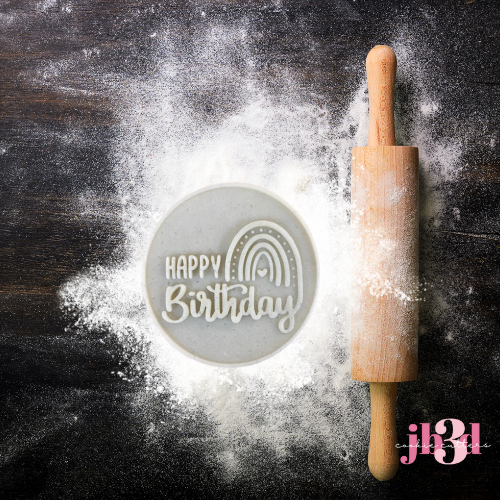 Happy Birthday - Cutter & Debosser Stamp