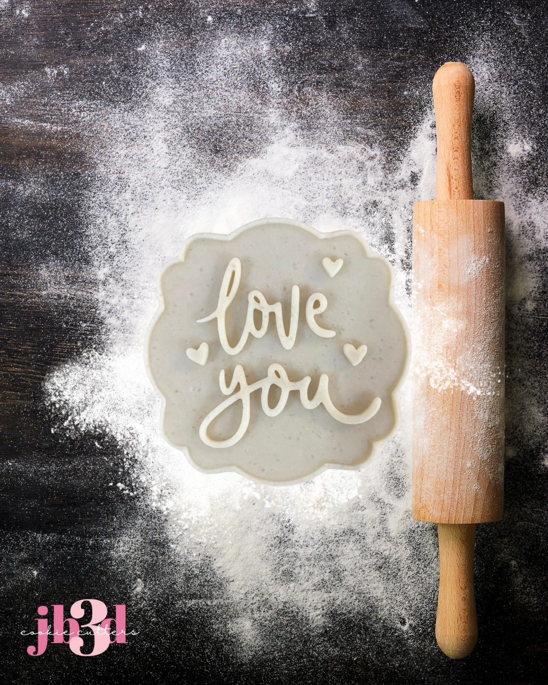 Love you - Cutter & Debosser Stamp