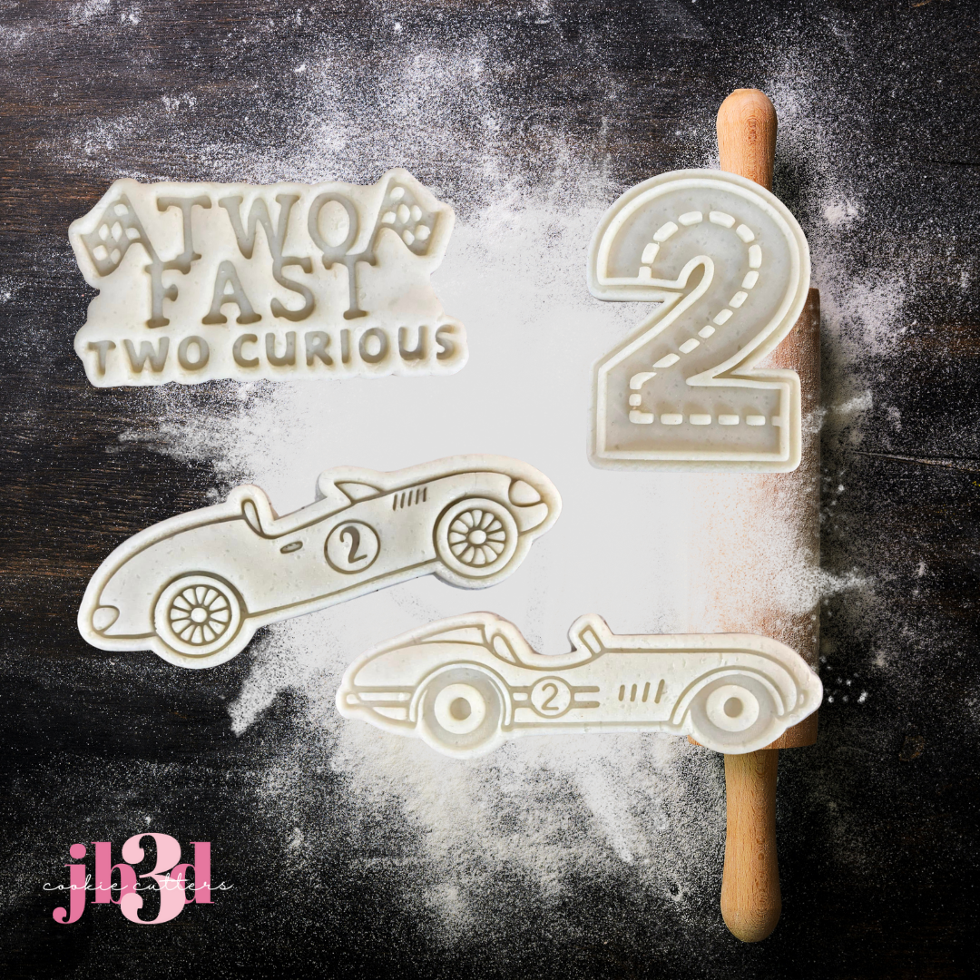 Two Fast Two Curious Set - Cutters & Stamps