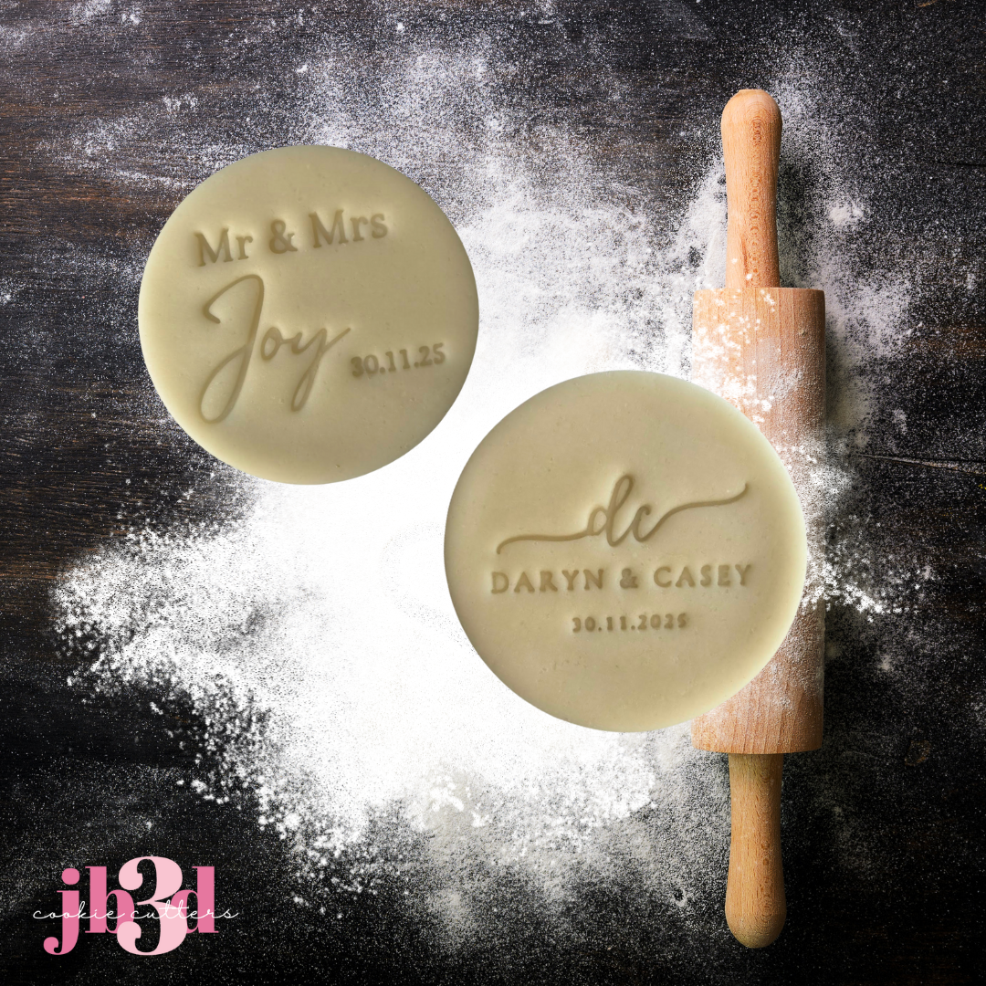 Custom Wedding 70mm Embosser Stamps