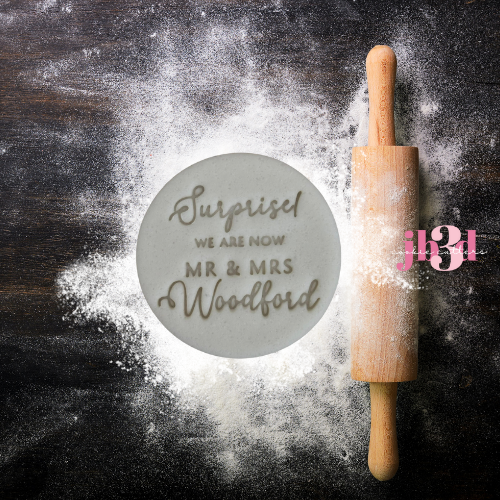 Custom Wedding/Engagement Cuttrers & Emobosser Stamps