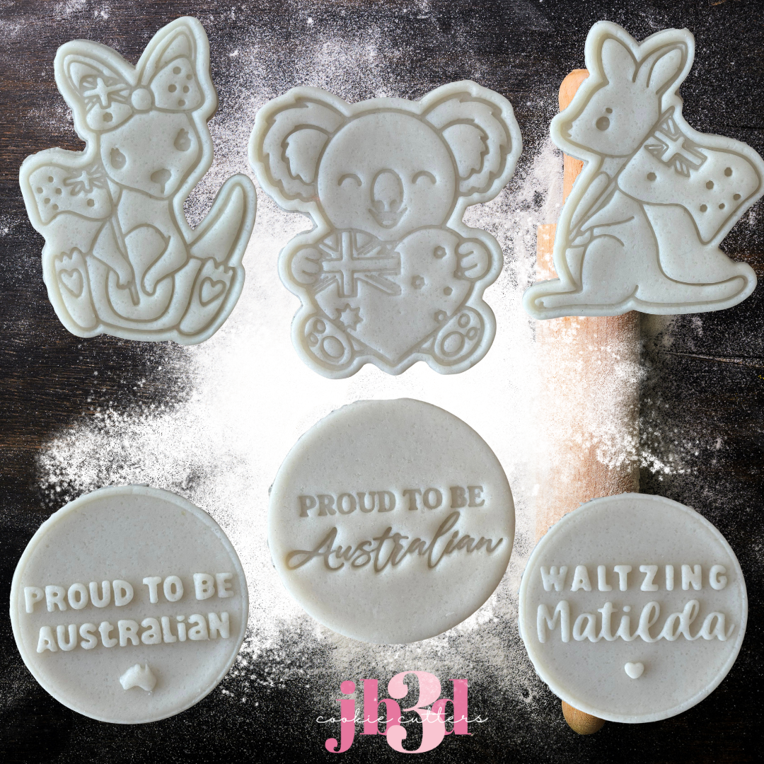 Australia Day - Cutters & Debosser & Embosser Stamps