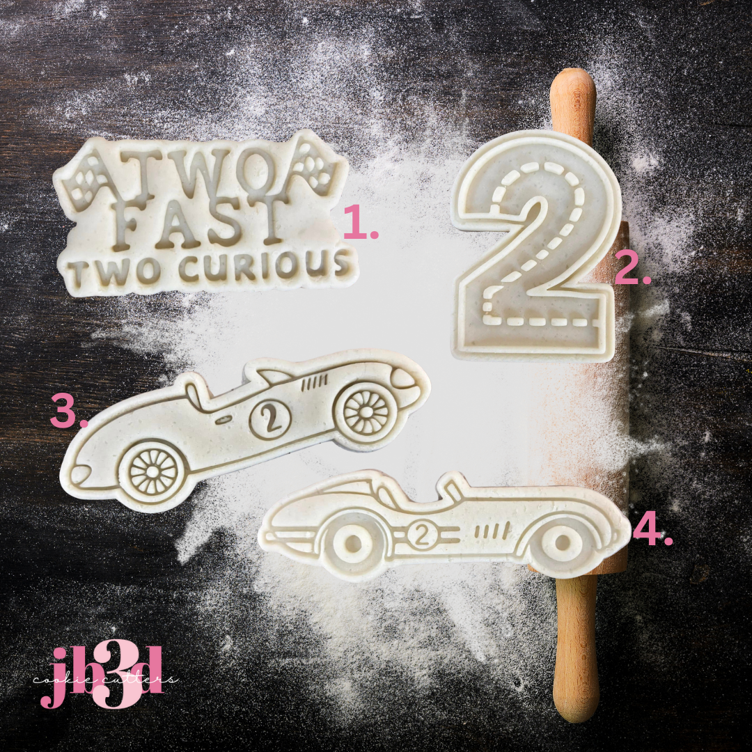 Two Fast Two Curious Set - Cutters & Stamps