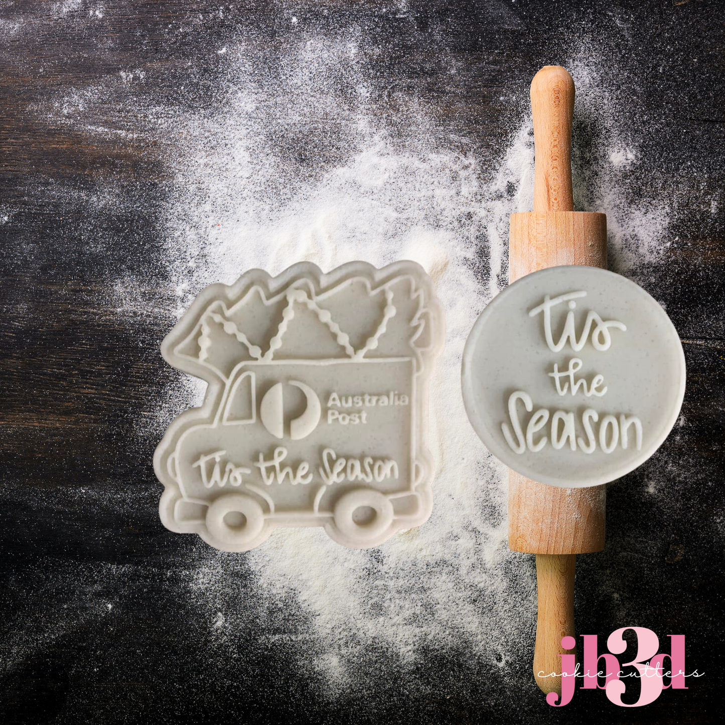 'TIS THE SEASON Australia Post Christmas Van - Cutter & Debosser Stamp