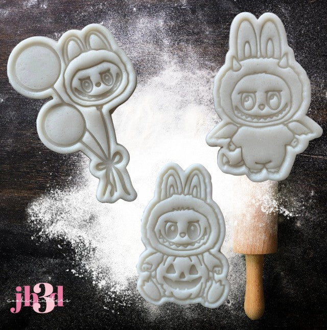 Labubu Halloween Cutters & Embosser Stamps