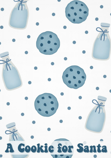 A cookie for Santa - Cookie Backer